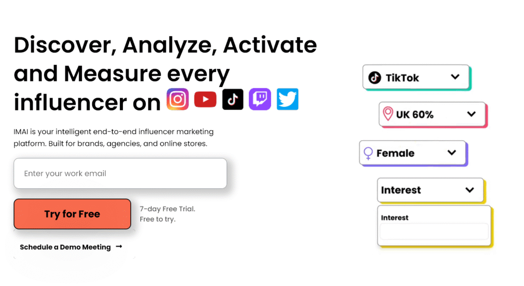 IMAI – Influencer Marketing AI Analytics