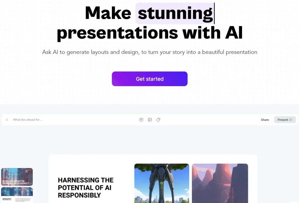 Prezo – AI Presentation Generator
