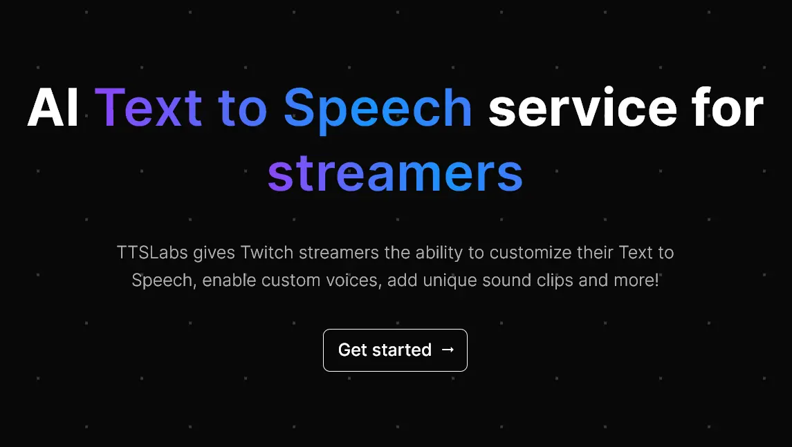 TTSLabs – TTS for Streamers