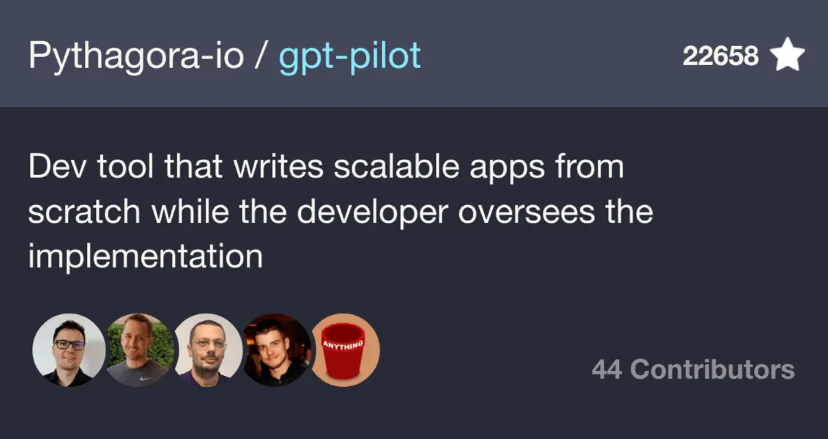 GPT Pilot – AI Developer Companion