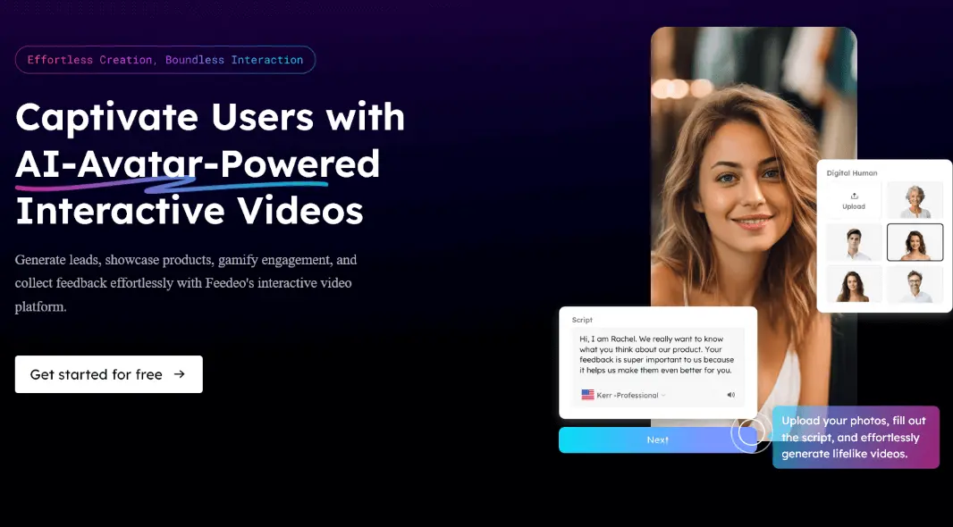 Feedeo – AI Interactive Videos