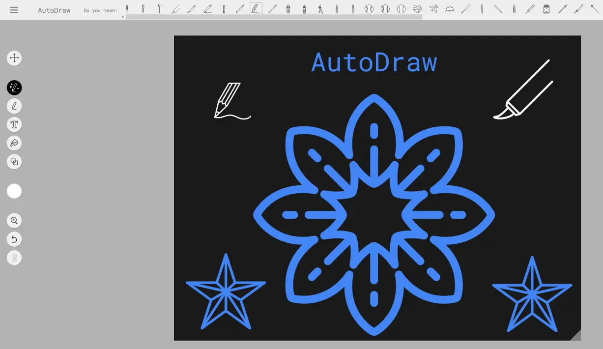AutoDraw – AI Doodles to Drawings