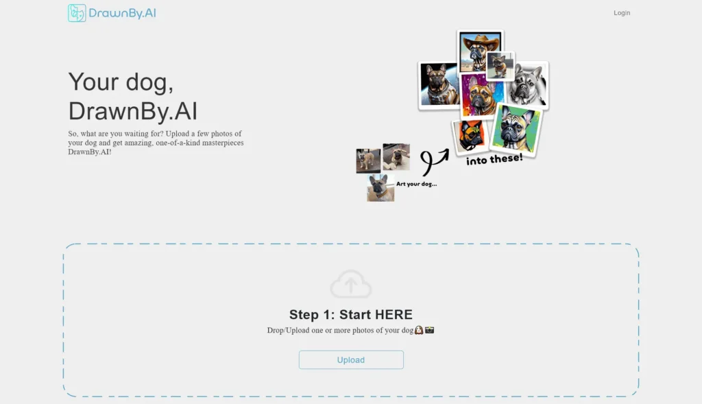DrawnBy.AI – AI Pet Portrait Generator