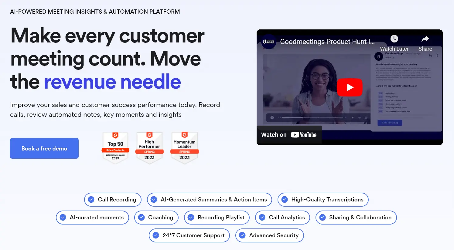 Goodmeetings – AI Meeting Insights