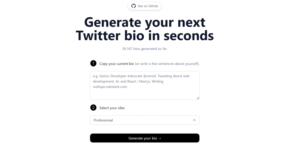 TwitterBio