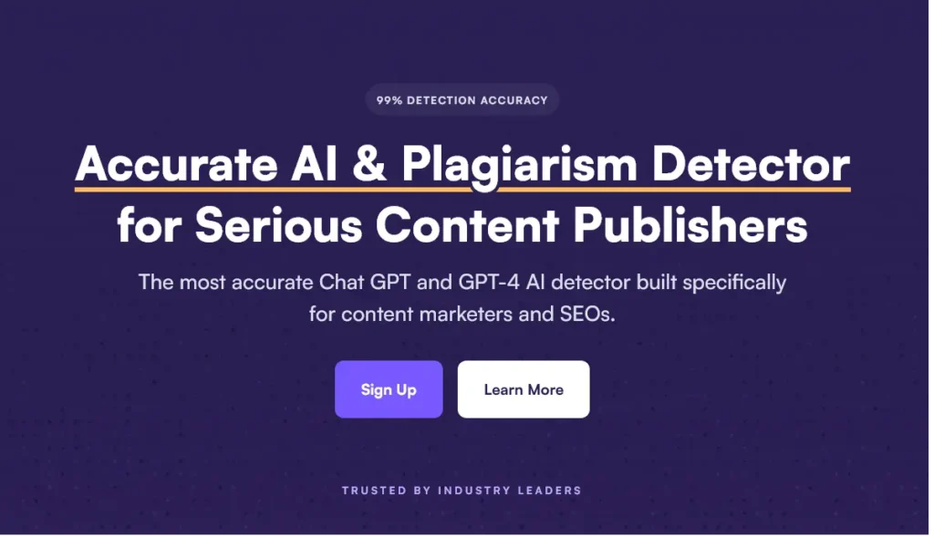 Originality.AI Plagiarism & AI Content Detector