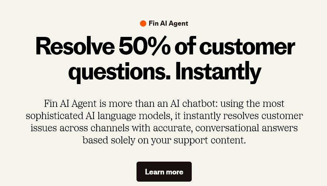 Intercom Fin AI
