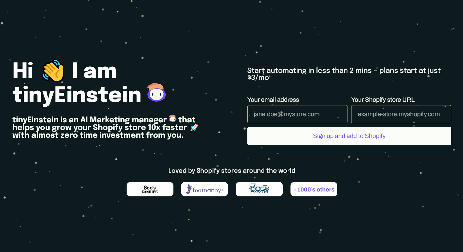 tinyEinstein tinyEinstein