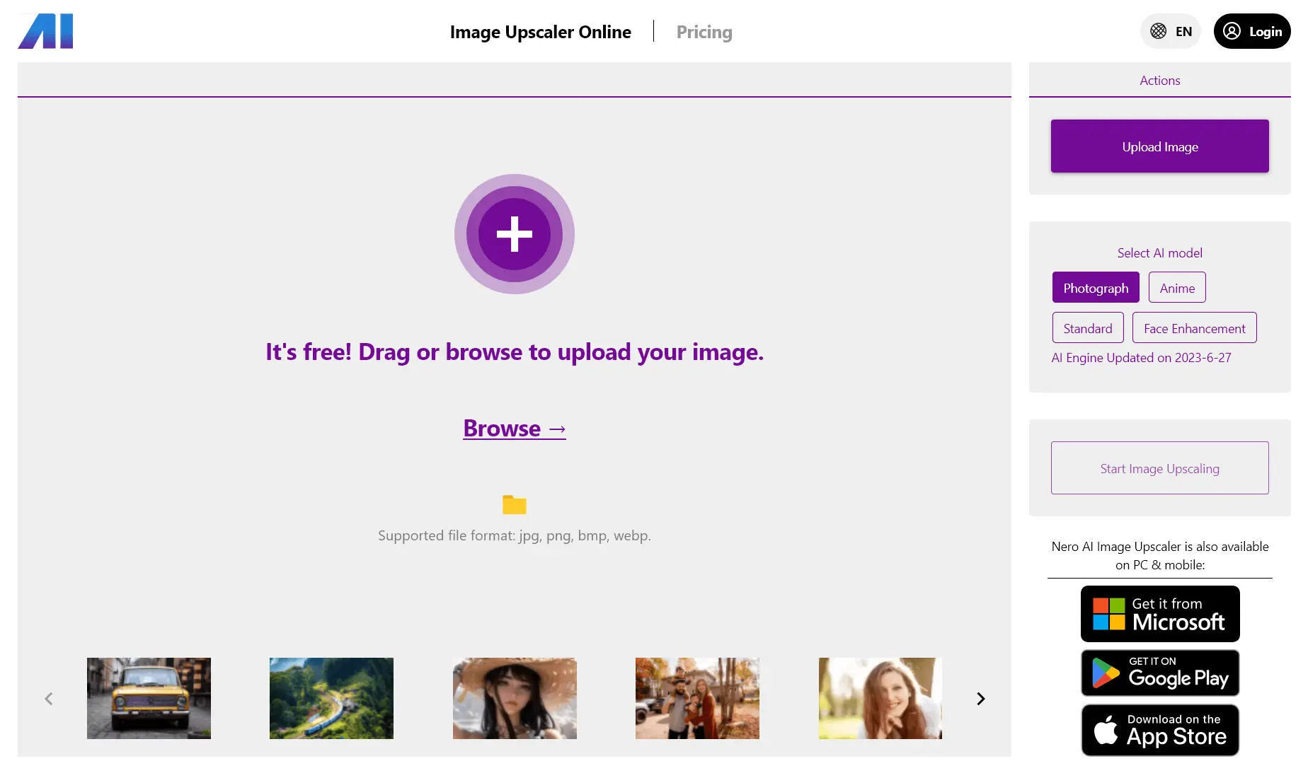 Nero AI Image Upscaler Nero AI Image Upscaler