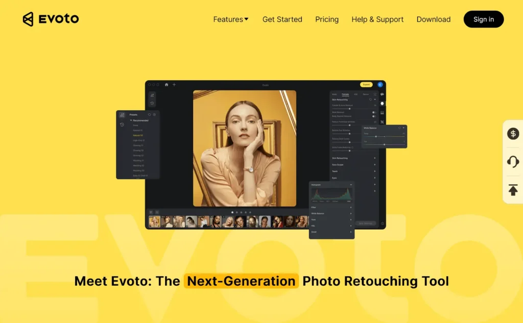 Evoto – AI Photo Retouching