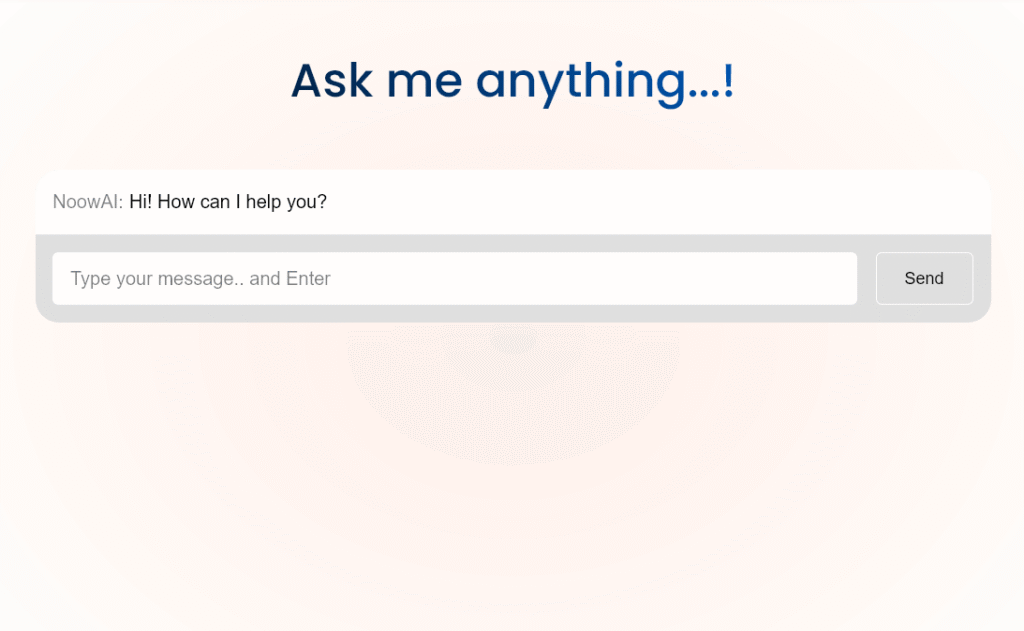 NoowAI Chatbot