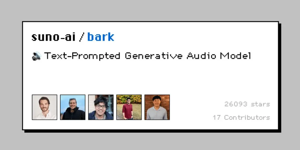 Bark – AI Text-to-Audio