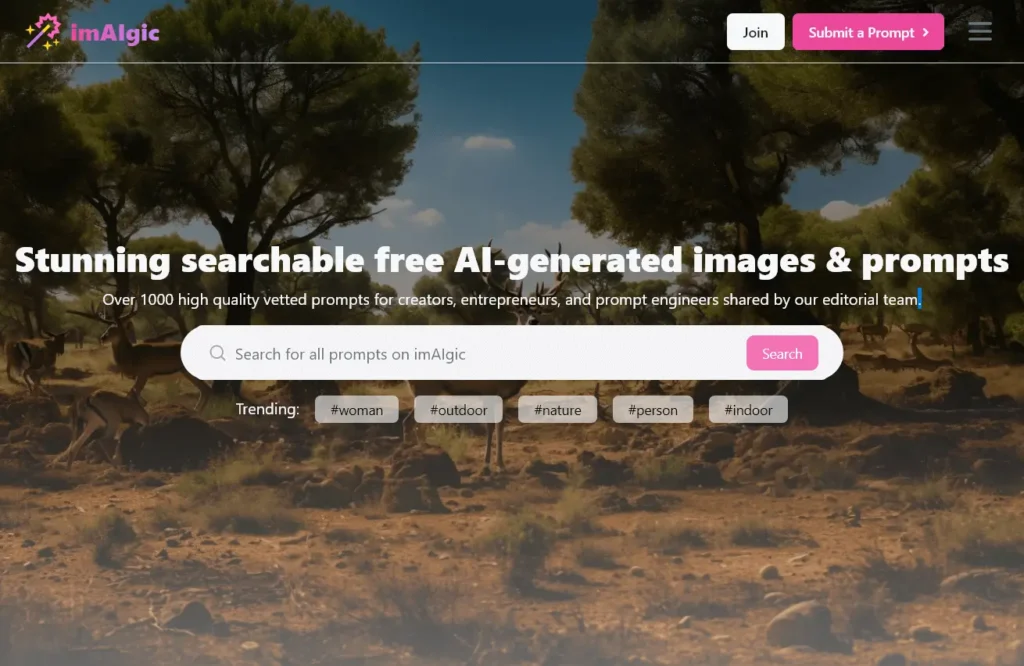 imAIgic – AI Image Prompts Database