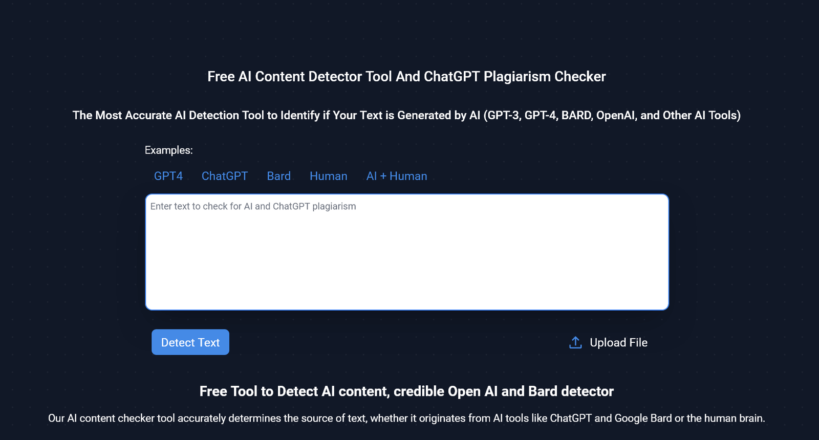 AI Checker Tool AI Checker Tool