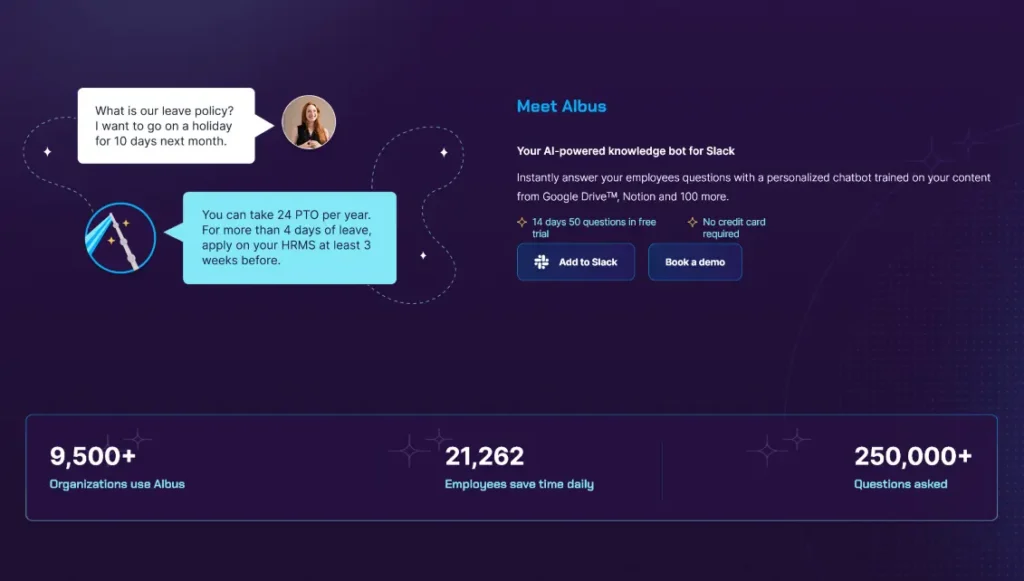 Albus – AI Slack Knowledge Bot