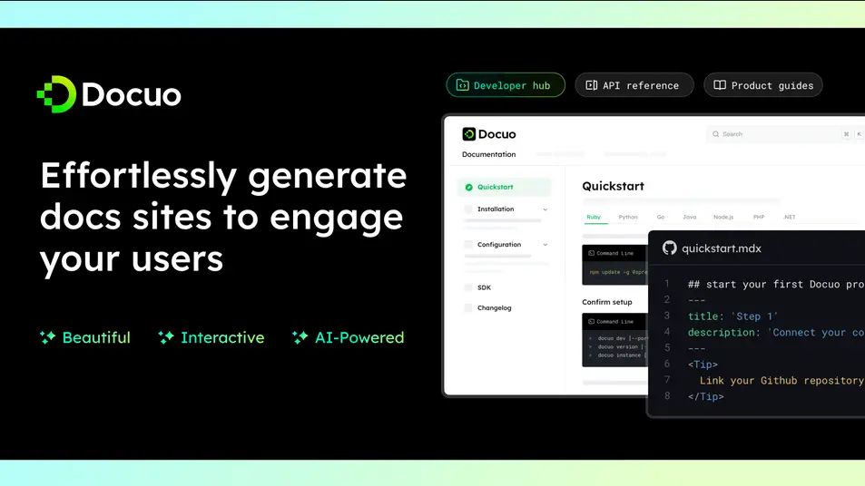 Docuo – AI Code Documentation