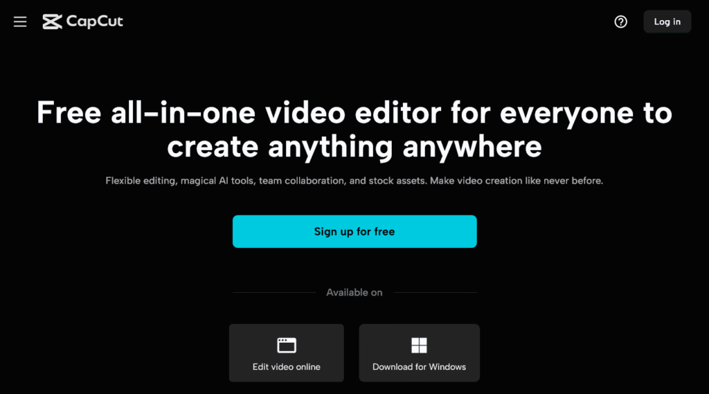 CapCut – AI Video Editor