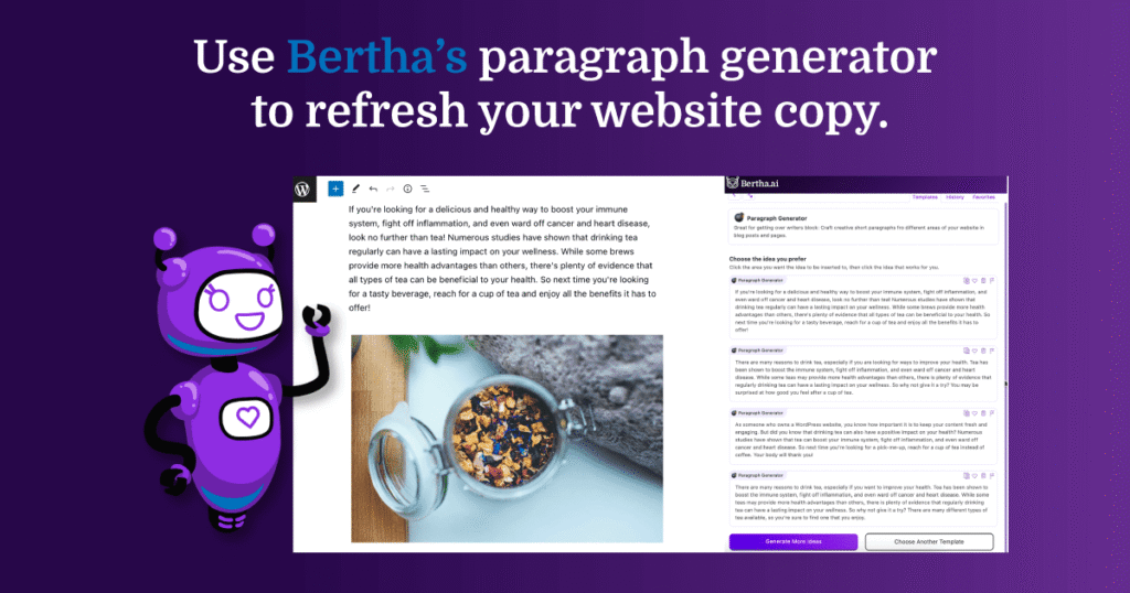 Bertha AI Copy Tool