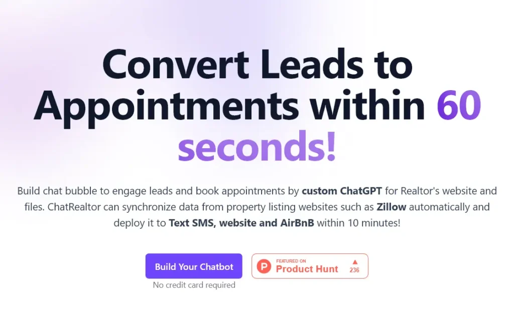 ChatRealtor – AI Chatbots for Real Estate