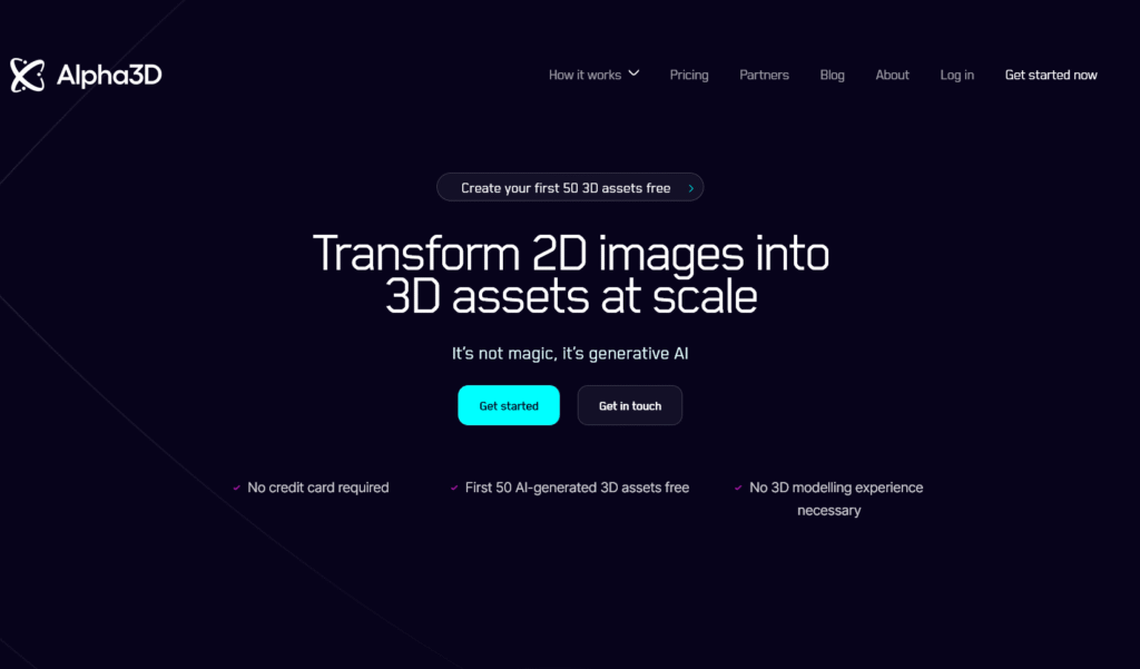 Alpha3D – AI 3D Assets