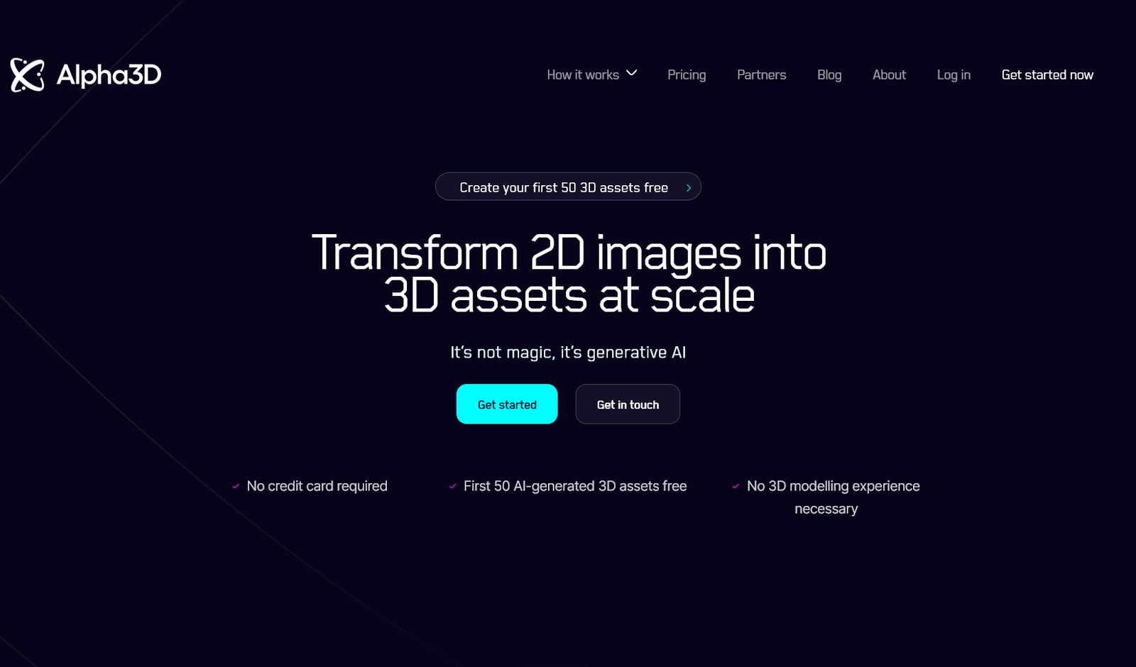 Alpha3D – AI 3D Assets