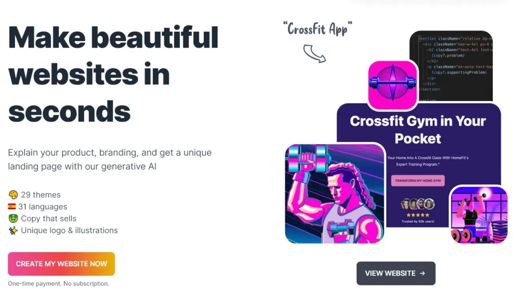 Landing AI – AI Website & Landing Page Builder