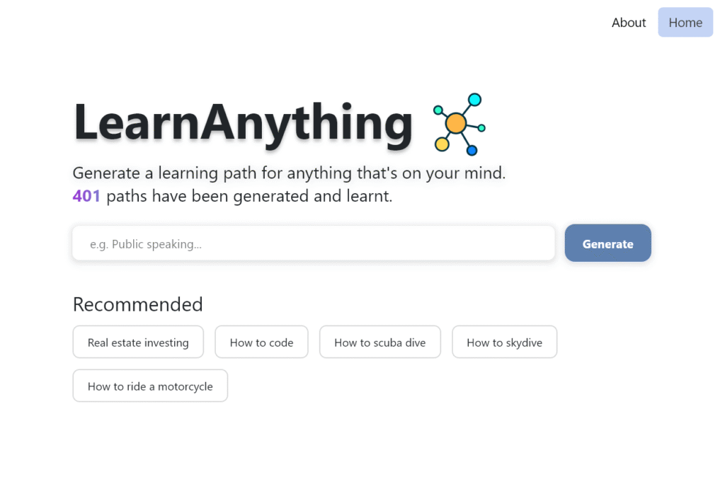 LearnAnything – AI Learning Tool