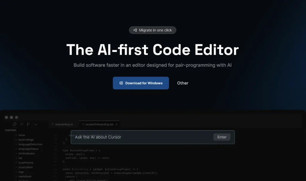 Cursor – AI Code Editor