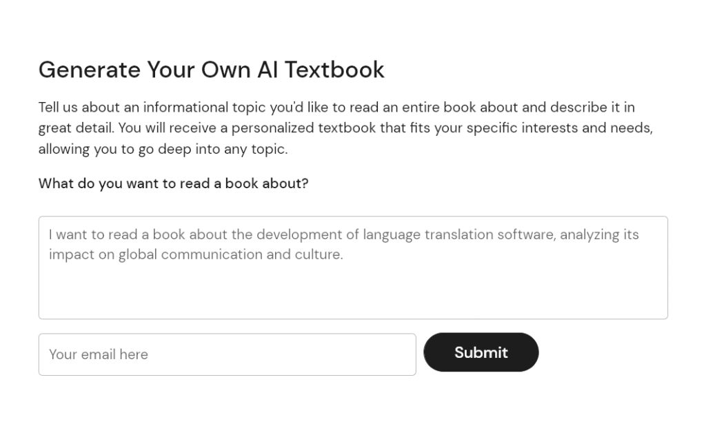 Instabooks AI – Textbook Generator
