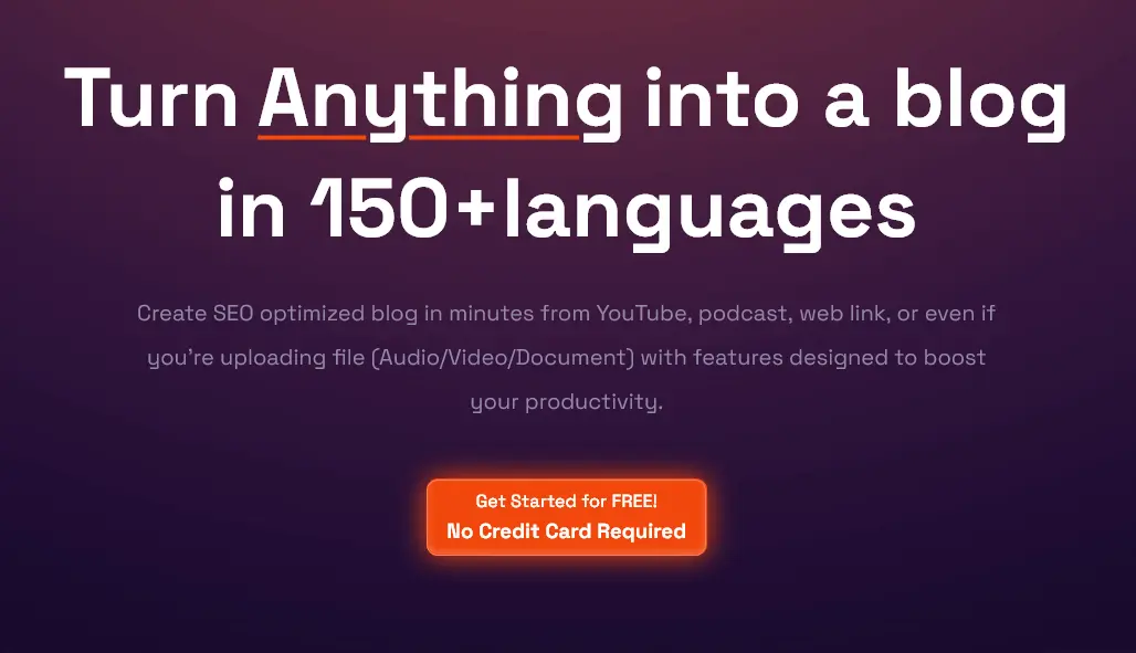 Blogify – AI Blog Post Creator