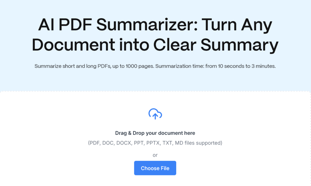 AI PDF Summarizer | Noiz