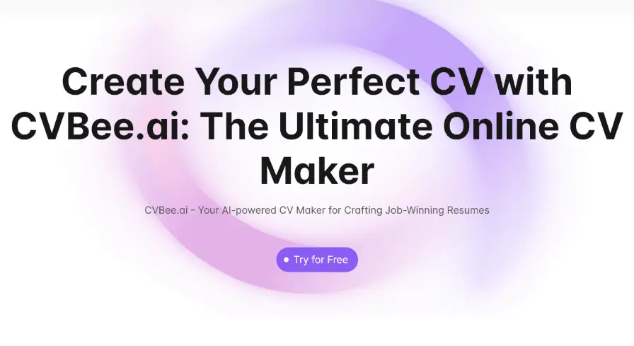 CVBee.ai – Free AI CV Maker Online