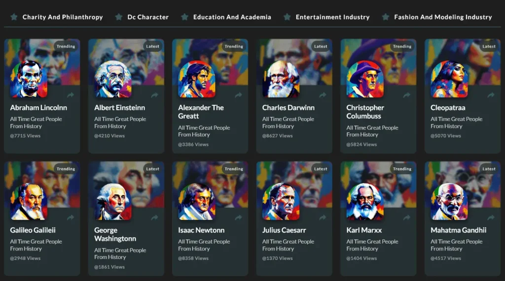 Avtars – AI Celebrity Avatars
