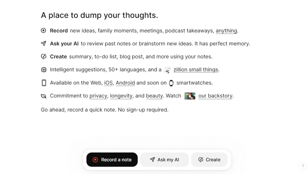 Voicenotes – AI Note-Taker