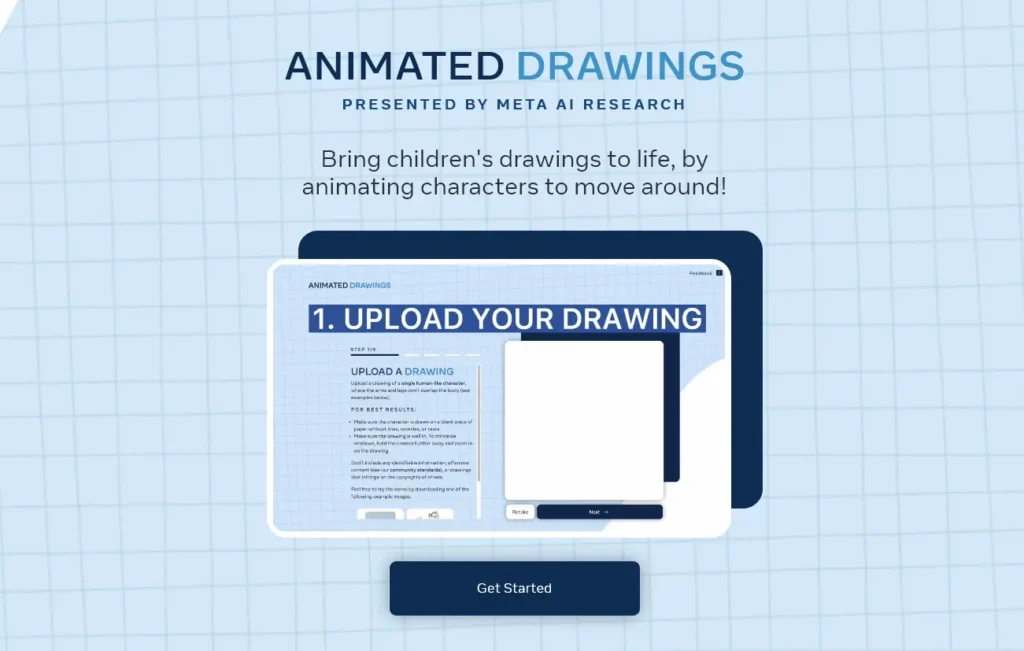 Animated Drawings by Meta AI
