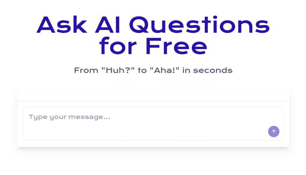 Ask AI Questions Online