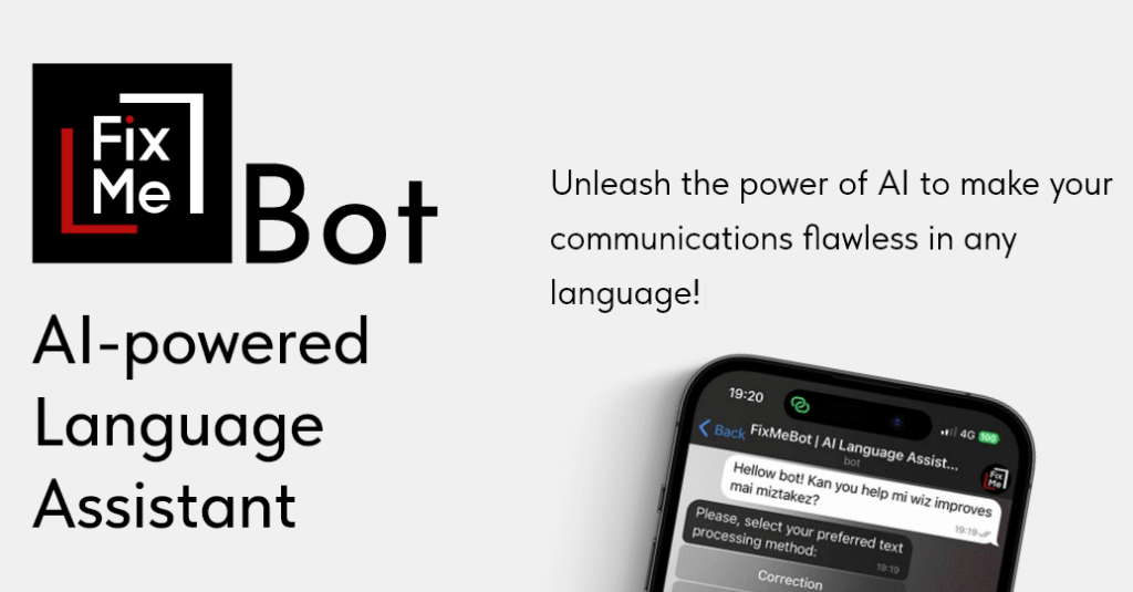 FixMeBot – AI Telegram Language Translator
