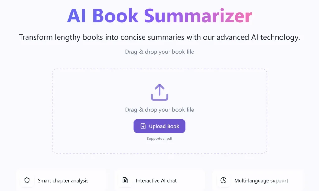 AI Book Summarizer