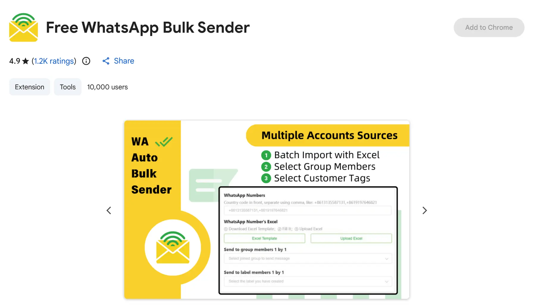 Free WhatsApp Bulk Sender
